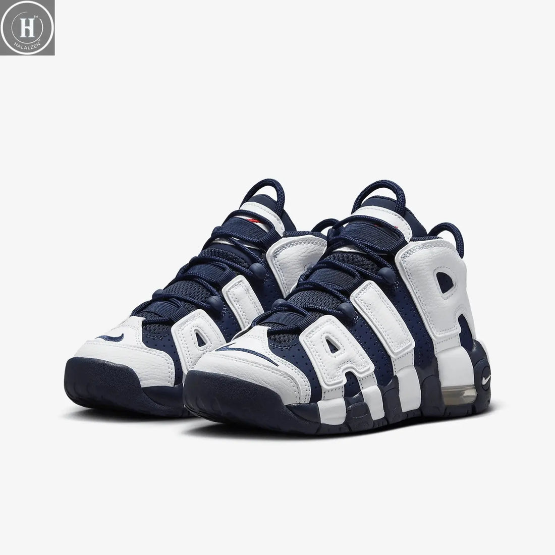Nike genuine Air More Uptempo GS women's and children's sports shoes FV5371-100 HALALZEN