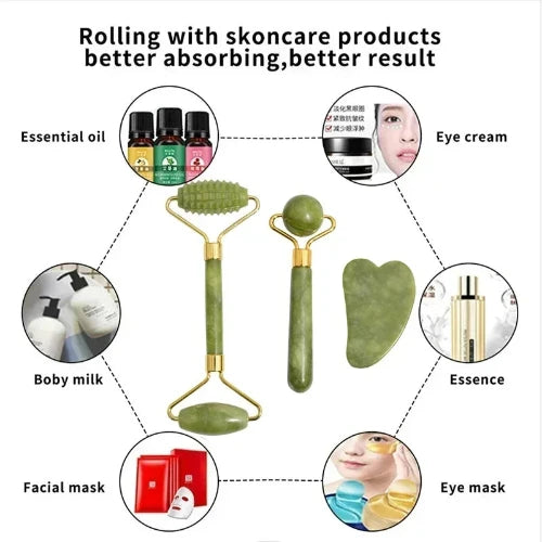 Natural Jade Roller massager
