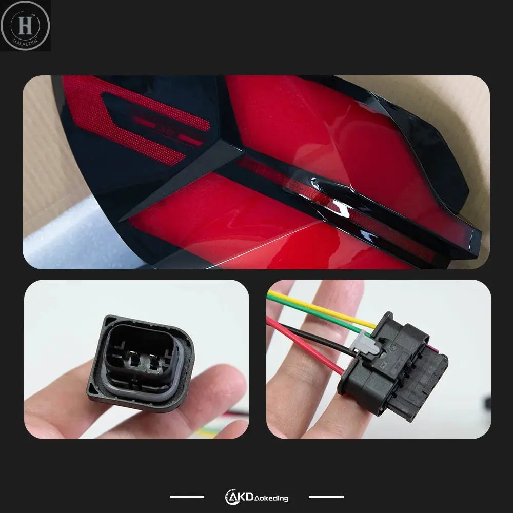 Car LED Tail Light Assemblies For BMW X1 F48 2014-2023 Auto Fog DRL Brake Turn Signal Lamp Plug and Play HALALZEN