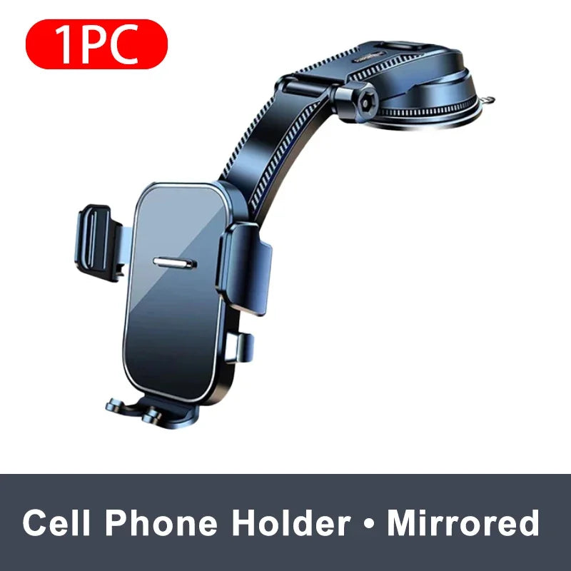 SEAMETAL Sucker Car Phone Holder Mount Stand Suction Cup Smartphone Mobile Cell Support in Car Bracket for Iphone Xiaomi Huawei