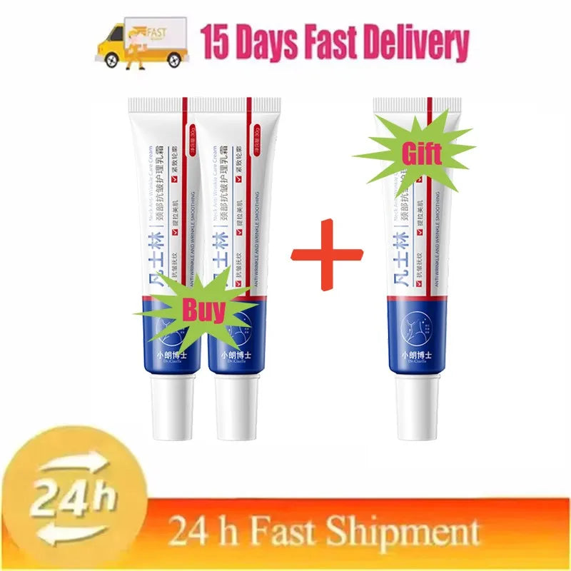 Neck Wrinkle Remover Cream Firming Smooth Skin Anti-Wrinkle Anti-Aging Whitening Moisturizing Nourishing Neck Care Beauty Health