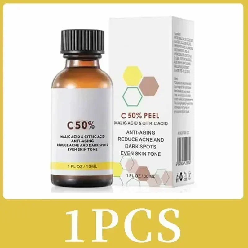 With Malic Acid And Citric Acid For Face Facial Peel 40% Peeling Serum Peeling Serum Chemical Peel Whitening Nourishing Essence HALALZEN