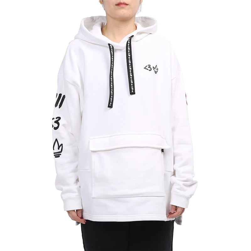 Adidas Original Three Stripes Women's Casual Hoodie Sweatshirt H39033