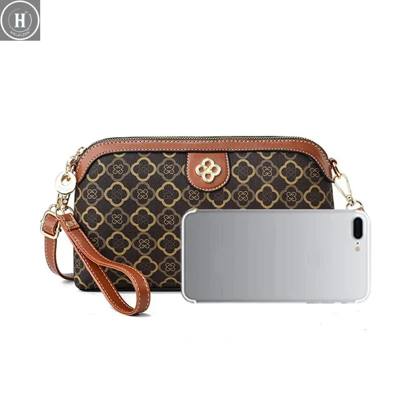 New Fashion Women's Bag Small Purse Crossbody Phone Bag Luxury Multi Layered Messenger Handbag and Purse HALALZEN