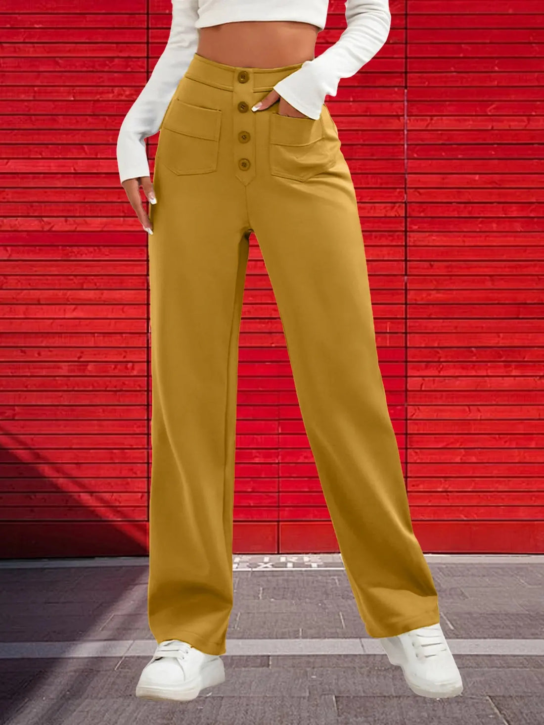 Women Sweatpants 2024 High-Waisted Multi-Pocket Cargo Pants Elegant Full-Length Casual Pants Halalzen UK