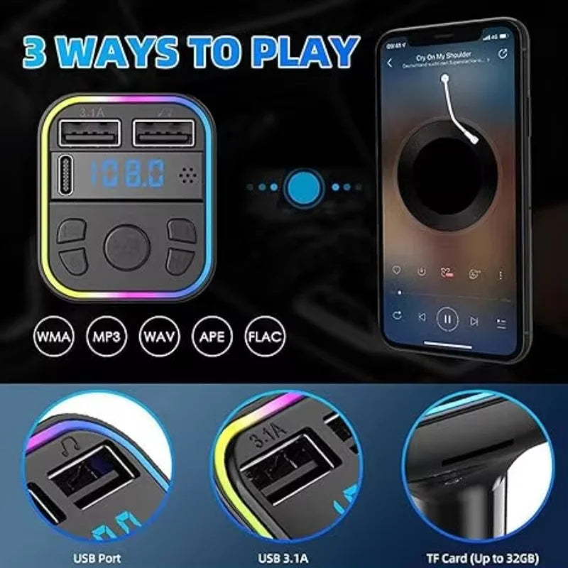 Car mounted Bluetooth MP3 player