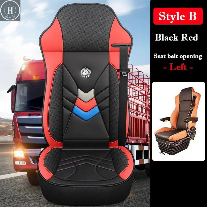 Universal Truck Lorry Bus Big Auto Seat Cushion Cover Mat For KAMAZ SCANIA IVECO ISUZU Volvo Renault Hino TATRA SANY Benz HALALZEN