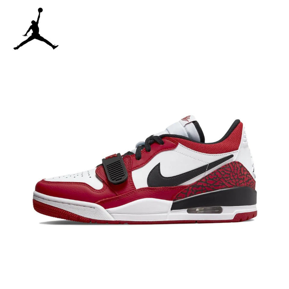 Original Air Jordan Legacy 312 Low 'Bulls' For Men's  Retro Casual Classic Street Basketball Shoes