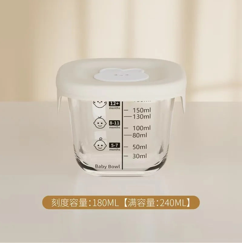 Mini Glass Bowl with Silicone Lid