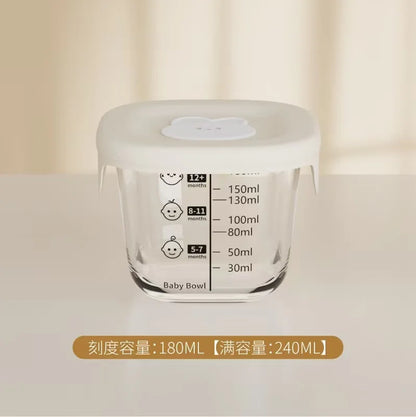 Mini Glass Bowl with Silicone Lid