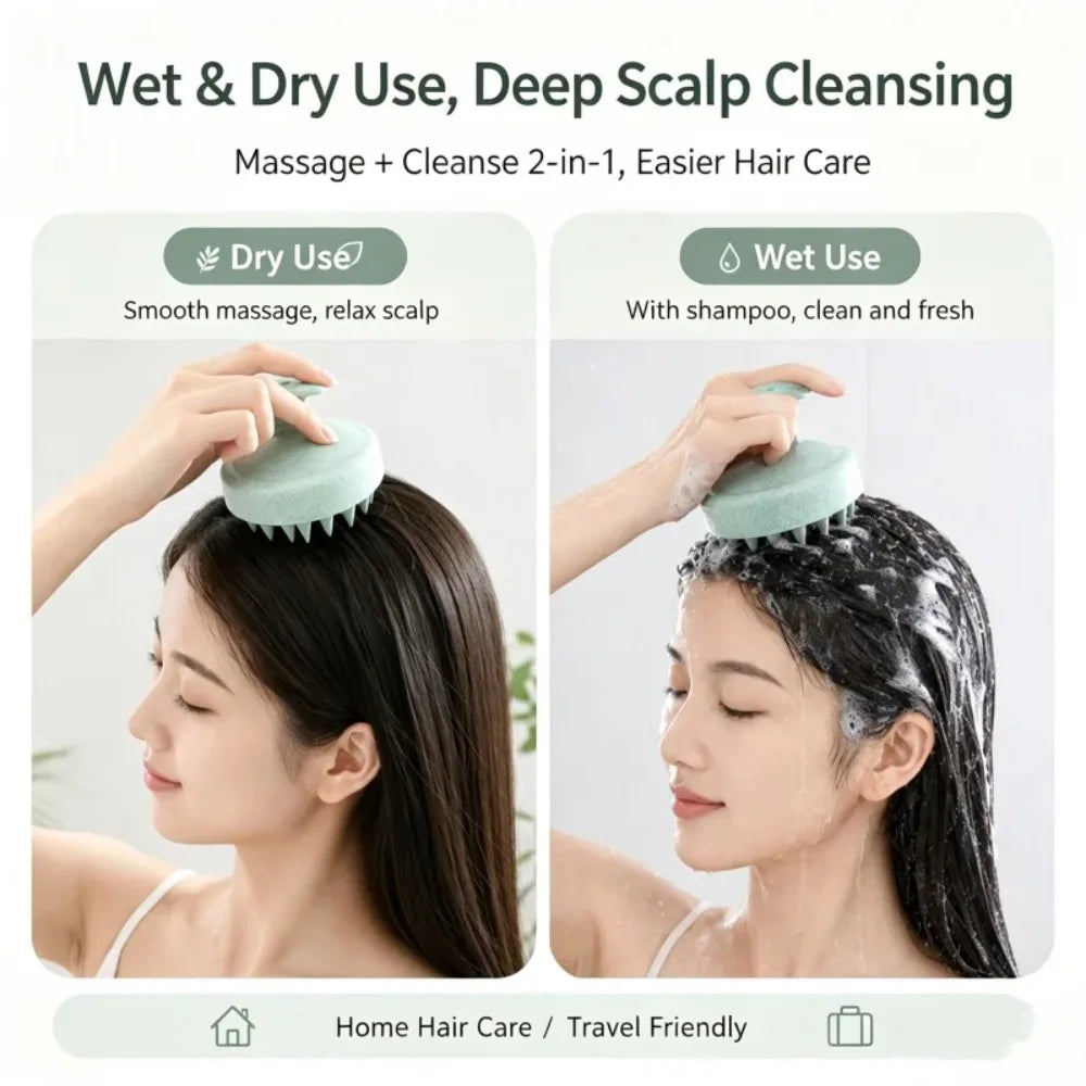 Soft Silicone Scalp Massage Brush