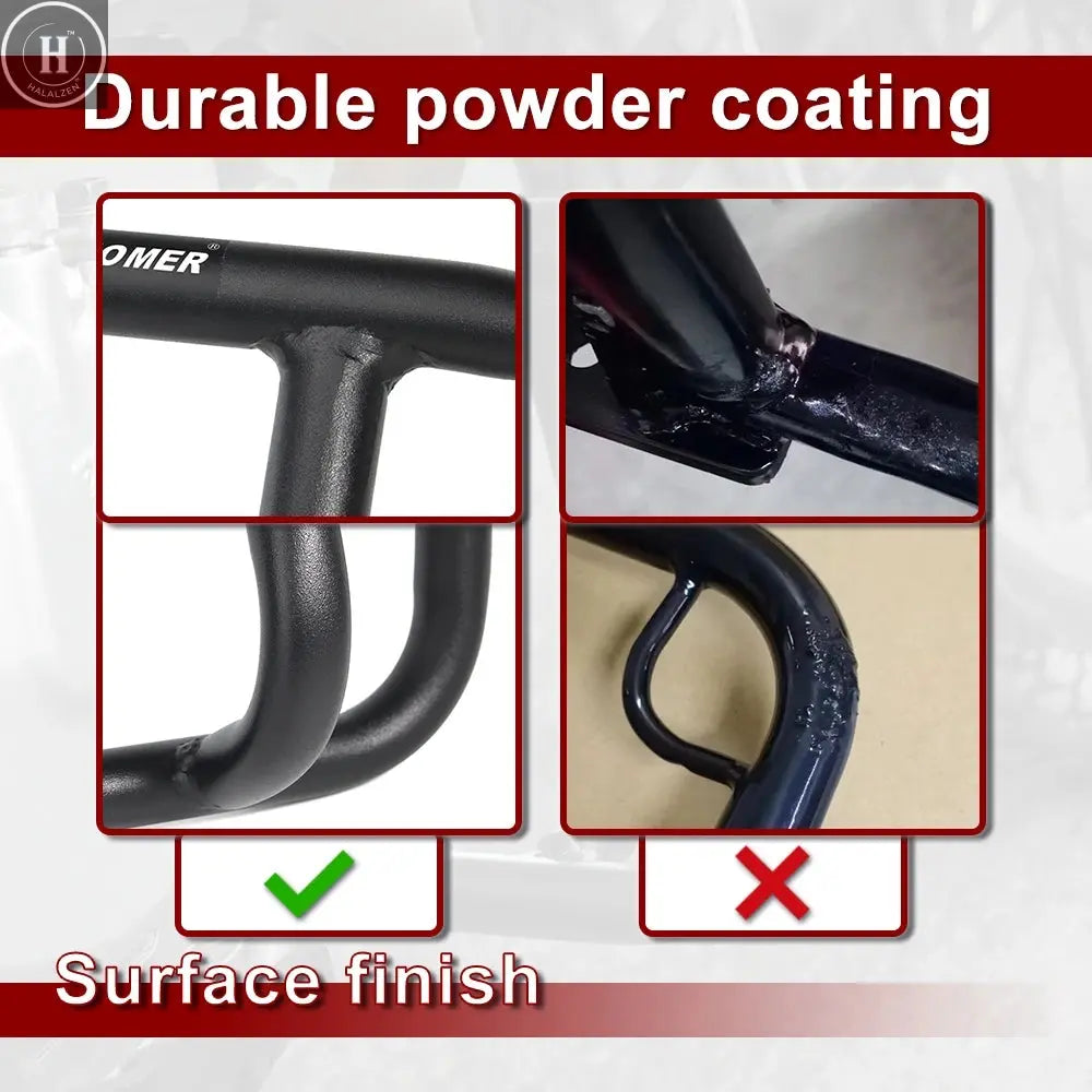 For Suzuki DR 650 DR650 DR650S DR650SE 1996-2025 Motorcycle Steel Bumper Crash Bars Frame Protector Engine Guards Crash Cage HALALZEN