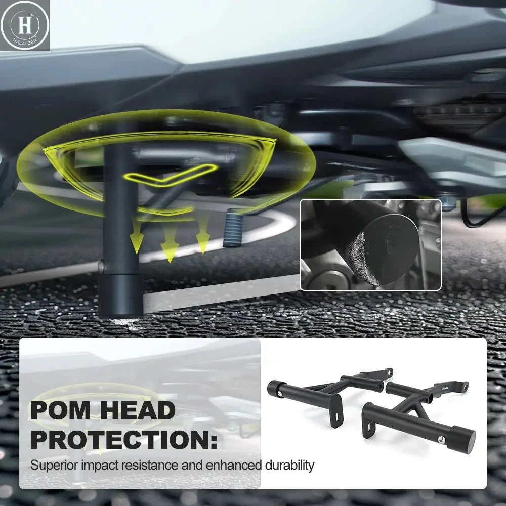 Motorcycle Crash Bars For Honda Grom 125 MSX125 2014 2015 2016 2017 2018 2019 2020 Stunt Cage Engine Guard Bumpers Protectors HALALZEN