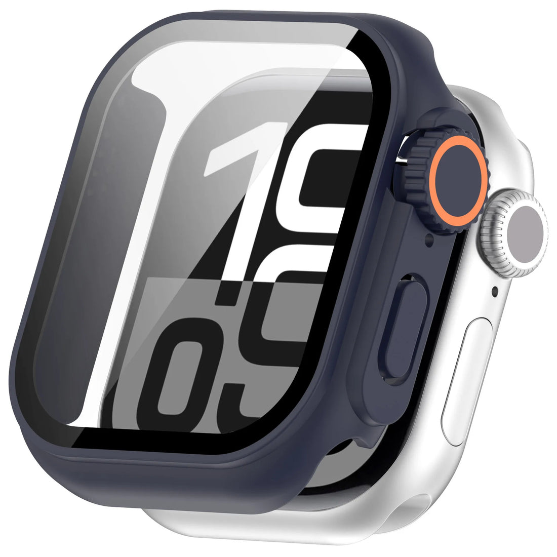 Glass+Case for Apple Watch 46mm 44mm 45mm 41mm 40mm 42mm Screen Protector Cover Change Ultra Bumper iWatch Series 11 10 9 8 7 SE