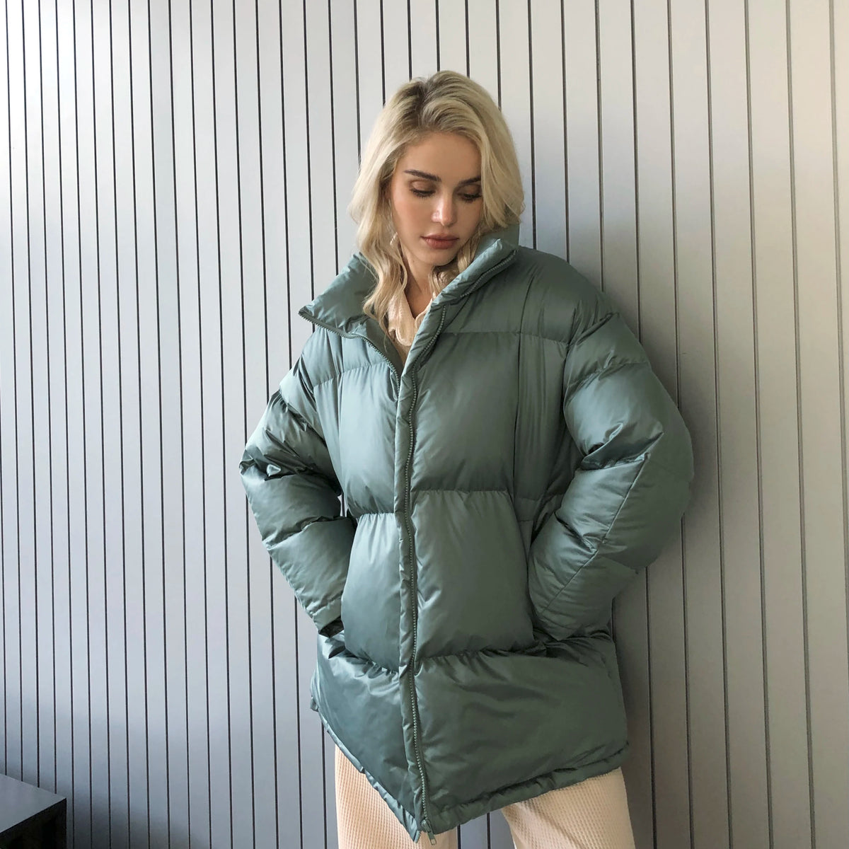 Thick Warm Fluff Parka For Women, Female Winter Jacket, Stylish Coat, Waterproof Outerware, New, Hot, 2024