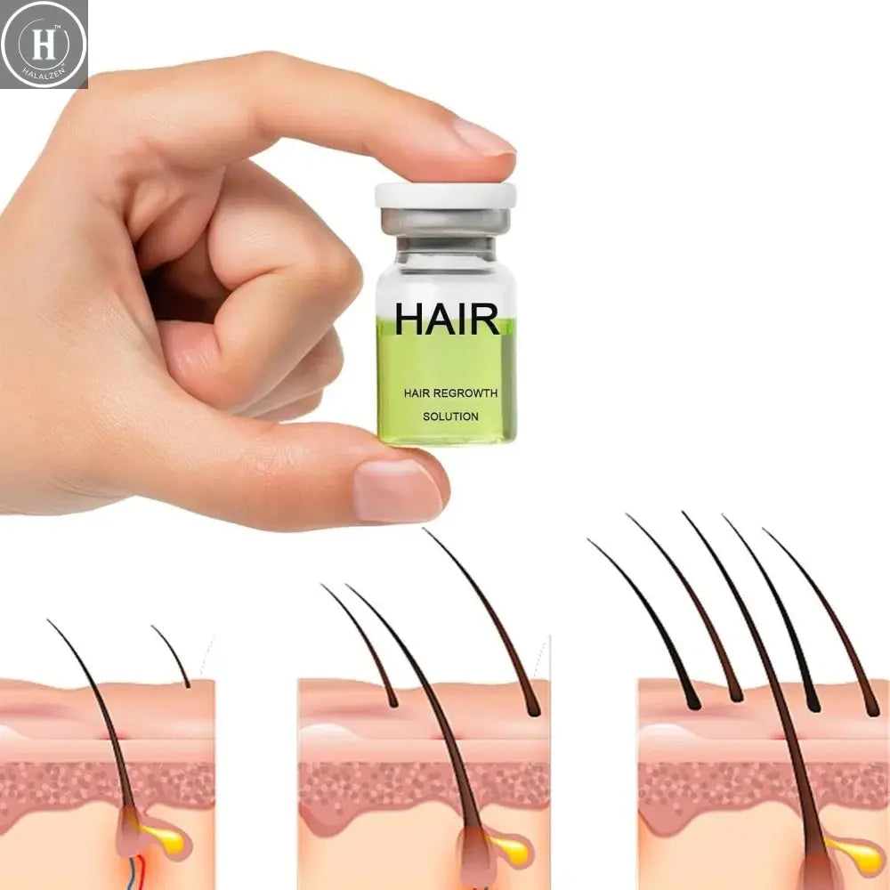 Hair Roller Serum Gentle nourishes the scalp and cares for the softening hair care Daily Care Scalp Serum HALALZEN