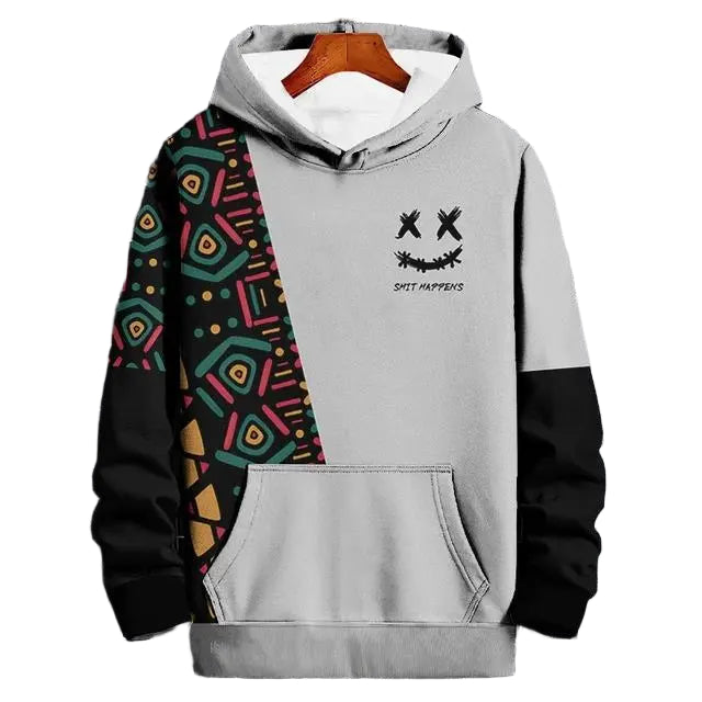 New Autumn Hoodie For Men Long Sleeve Sweatshirt Fashion Street Hoody Pullover Oversized Tops