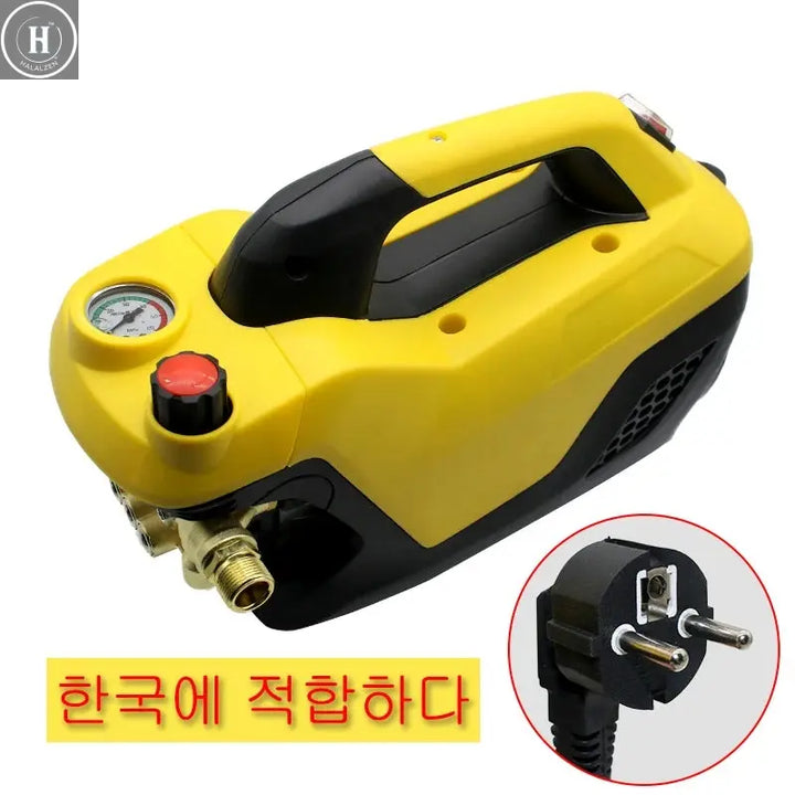 Adjustable Pressure Household Car Washing Machine 220V Small Automatic Induction Water Gun High Pressure Cleaning Tool Equipment HALALZEN