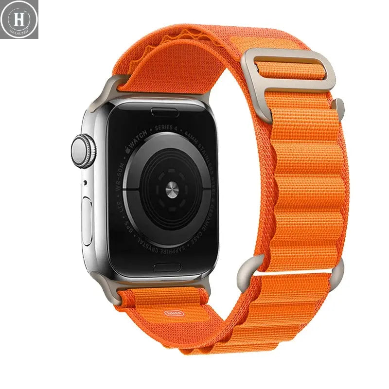 for Apple watch Straps 45mm 46mm 49mm 42mm iwatch Band 44mm 40mm Nylon Alpine bracelet correa Series 10 9 8 7 6 11 SE Ultra 2 3 HALALZEN