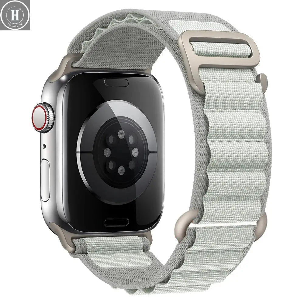 for Apple watch Straps 45mm 46mm 49mm 42mm iwatch Band 44mm 40mm Nylon Alpine bracelet correa Series 10 9 8 7 6 11 SE Ultra 2 3 HALALZEN