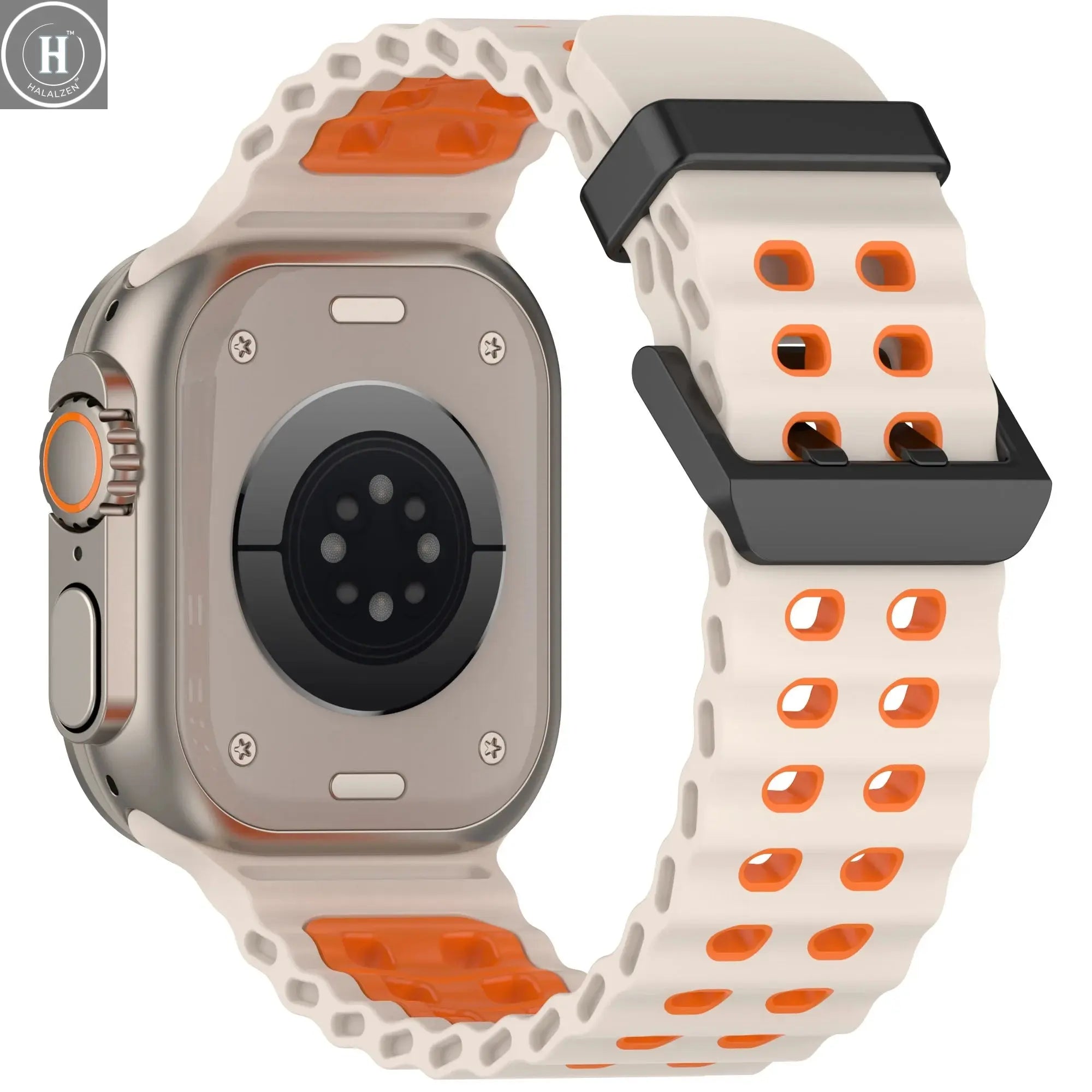 Ocean Strap For Apple Watch Band Ultra 3/2 49mm Series 11 10 46mm Sports Bracelet Wristband iWatch 9 8 7 6 5 SE 45mm 44mm Correa HALALZEN