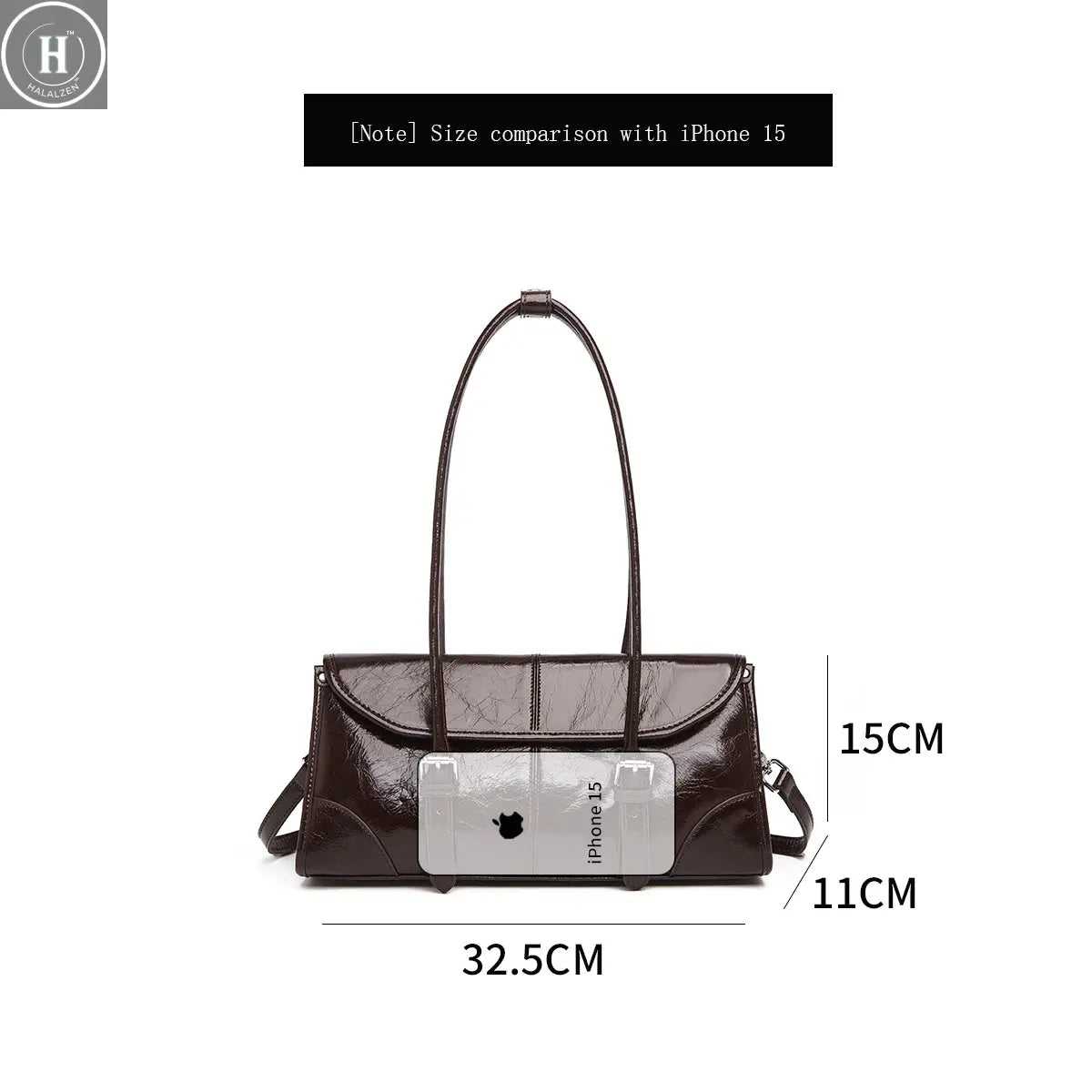 FOXER 2026 New Women's Shoulder Bag Genuine Leather Female Oversized Underarm Bag Versatile Commuting  Large Capacity Handbag HALALZEN