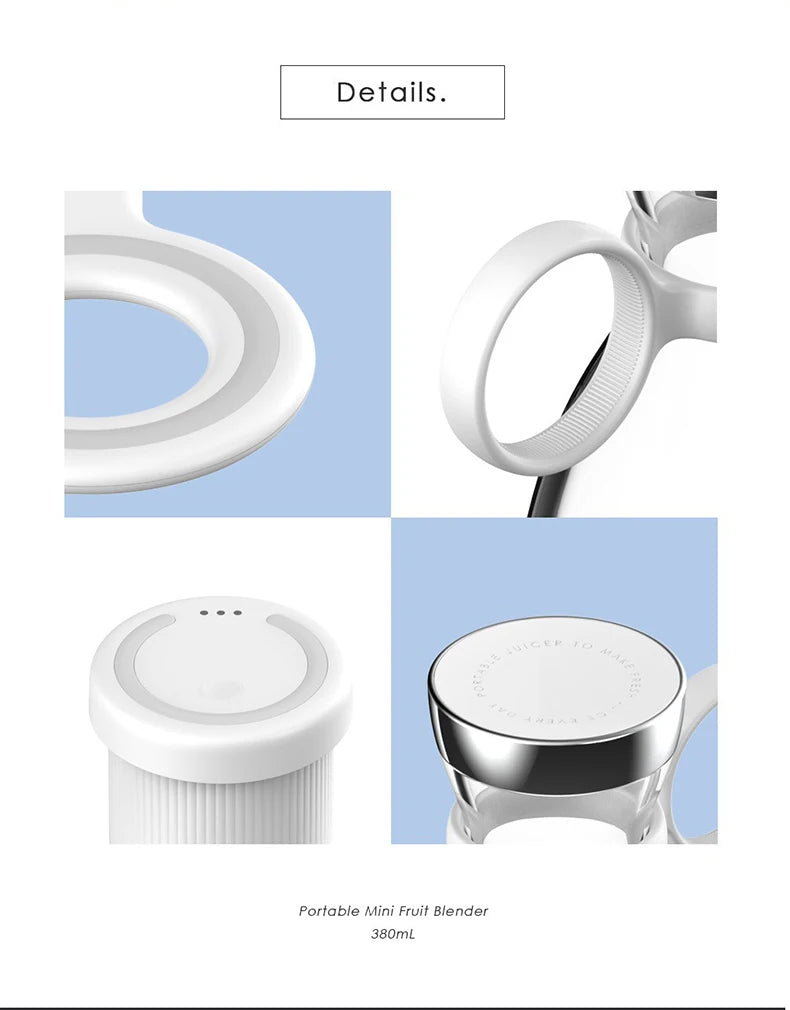 Mini Portable Electric Juicer Blender