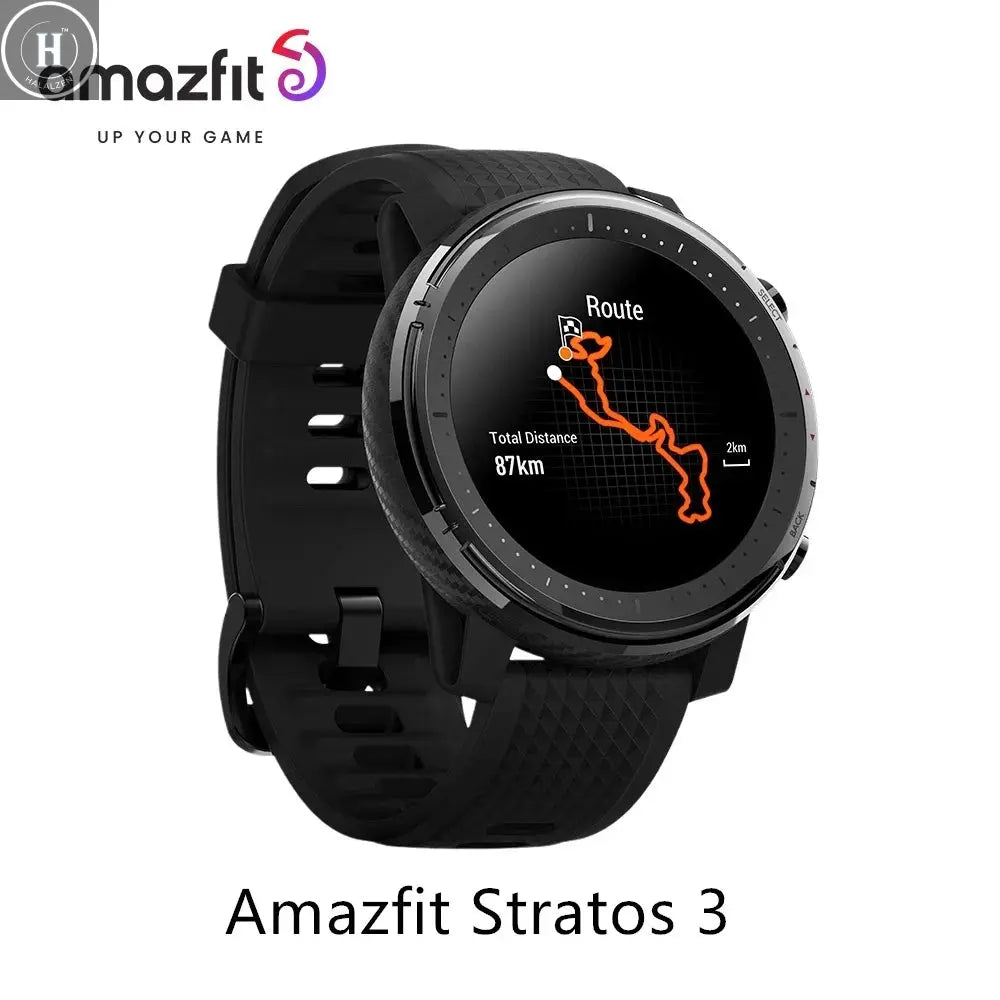 Amazfit Stratos 3 Smartwatch For Men with GPS Bluetooth and 5ATM Waterproof Displays Demonstration Machine with box HALALZEN