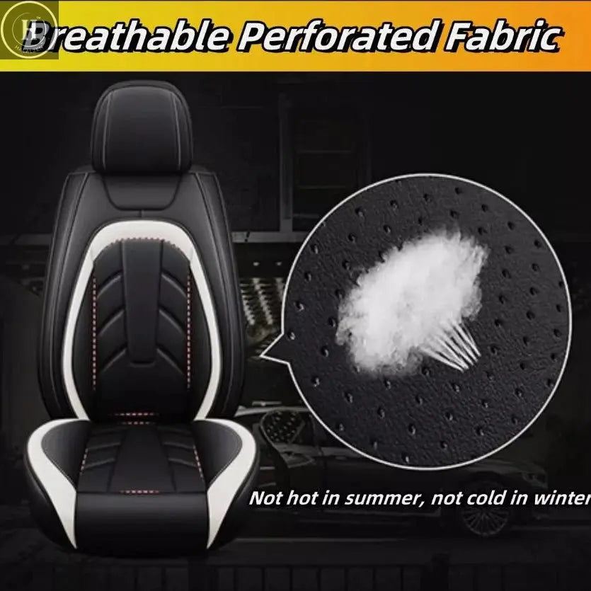 1 Set Quality Car Seat Protector For TOYOTA Car Seat Covers 5-Seats Full Set NAPA Leather Front & Rear Protector Car Accessories HALALZEN