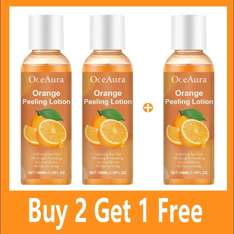 Orange Peeling Body Lotion Gentle Exfoliation Gel Lotion Peeling Oil Tearable Ramen Wax Orange Peeling Lotion Wholesale HALALZEN