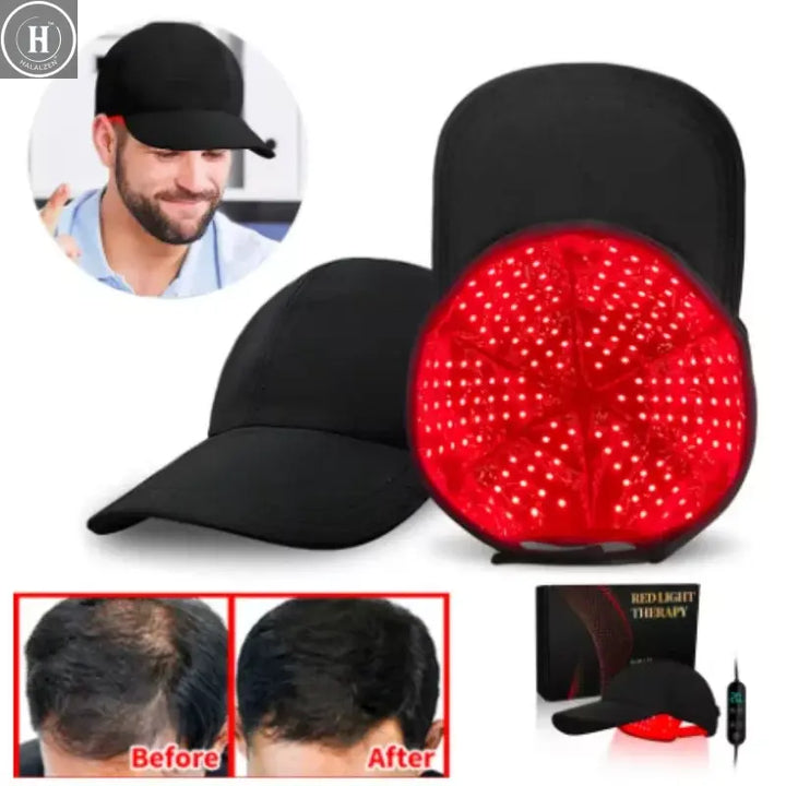 56or100 lights LED Infrared Hat Led Red Light Therapy Device Laser Treatment Machine Cap for Hair Loss Hair Regrowth Instrument HALALZEN