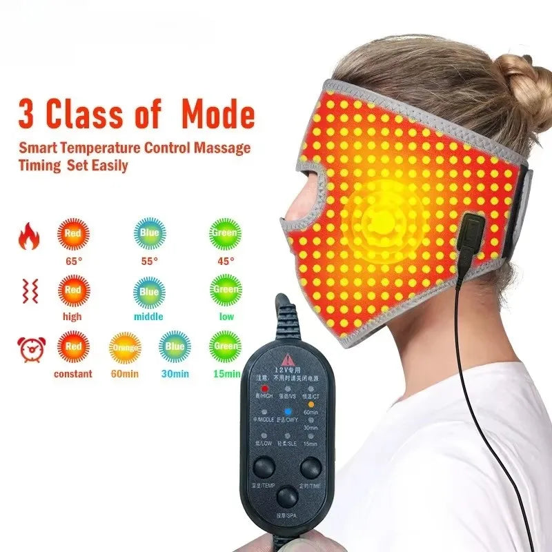 Heated Eye Mask for Dry Eyes with 3 Heat Levels