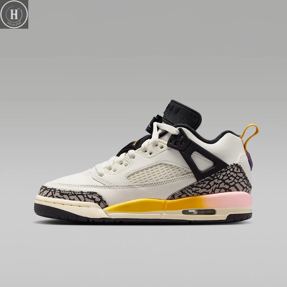 Nike genuine JORDAN GS Women's Big Kids' Cushioned Patchwork Basketball Shoes FQ3950-107 HALALZEN