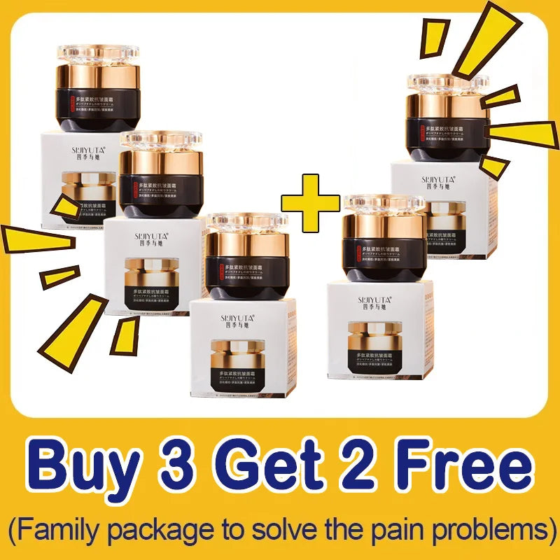 Polypeptide Anti-Wrinkle Firming Face Cream Deep Hydration Brighten Dull Skin  Minimize Fine Lines Moisturizing Day Night Cream HALALZEN