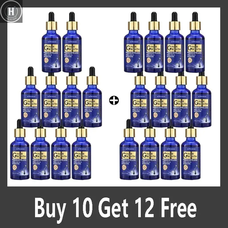 Hair Growth Serum Anti Loss Regrowth Hair Growth Oil Prevent Baldness Repair Damage Scalp Massage Moisturizing Nourish Hair Care HALALZEN