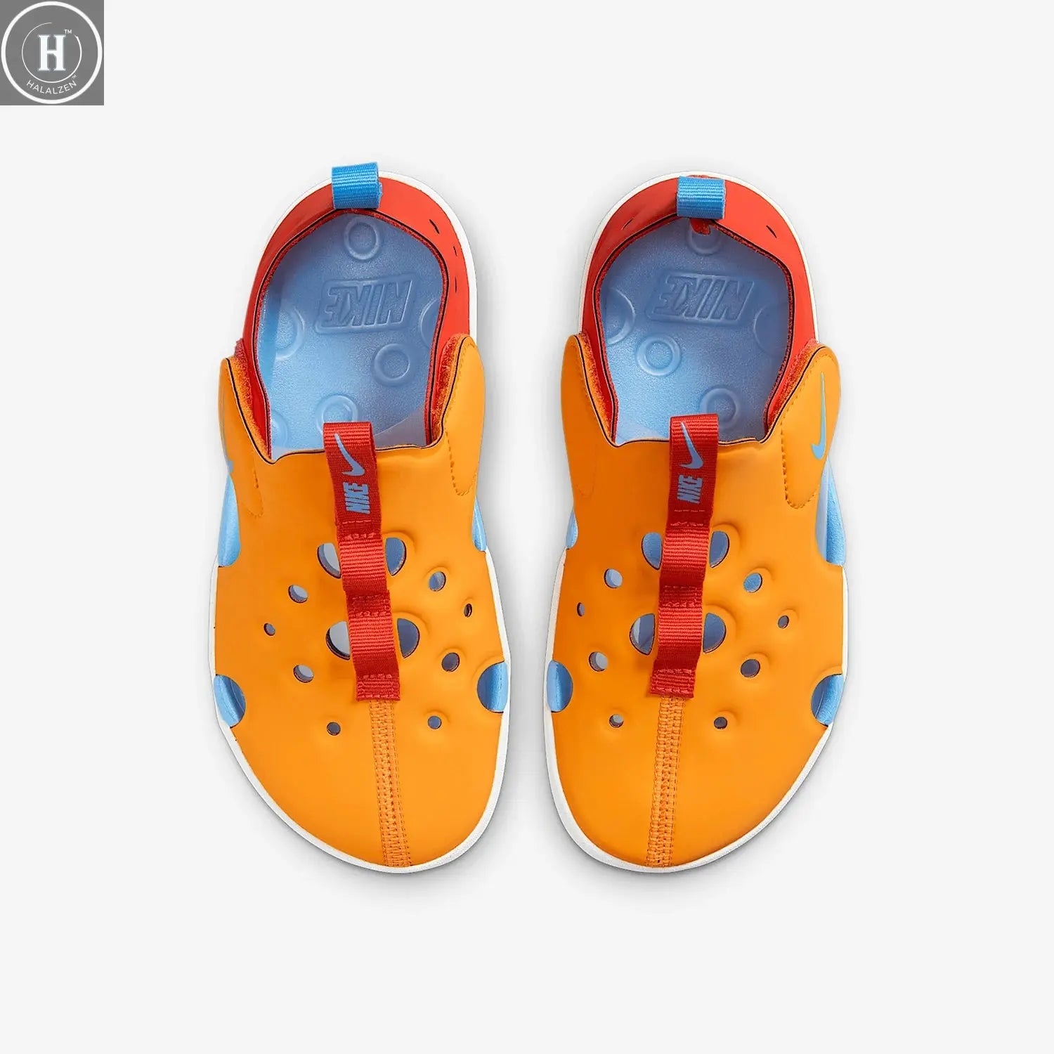 Nike Authentic Sunray Protect 4 Kids Breathable Covered Sandals HF6277-800 HALALZEN