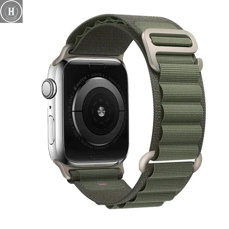for Apple watch Straps 45mm 46mm 49mm 42mm iwatch Band 44mm 40mm Nylon Alpine bracelet correa Series 10 9 8 7 6 11 SE Ultra 2 3 HALALZEN