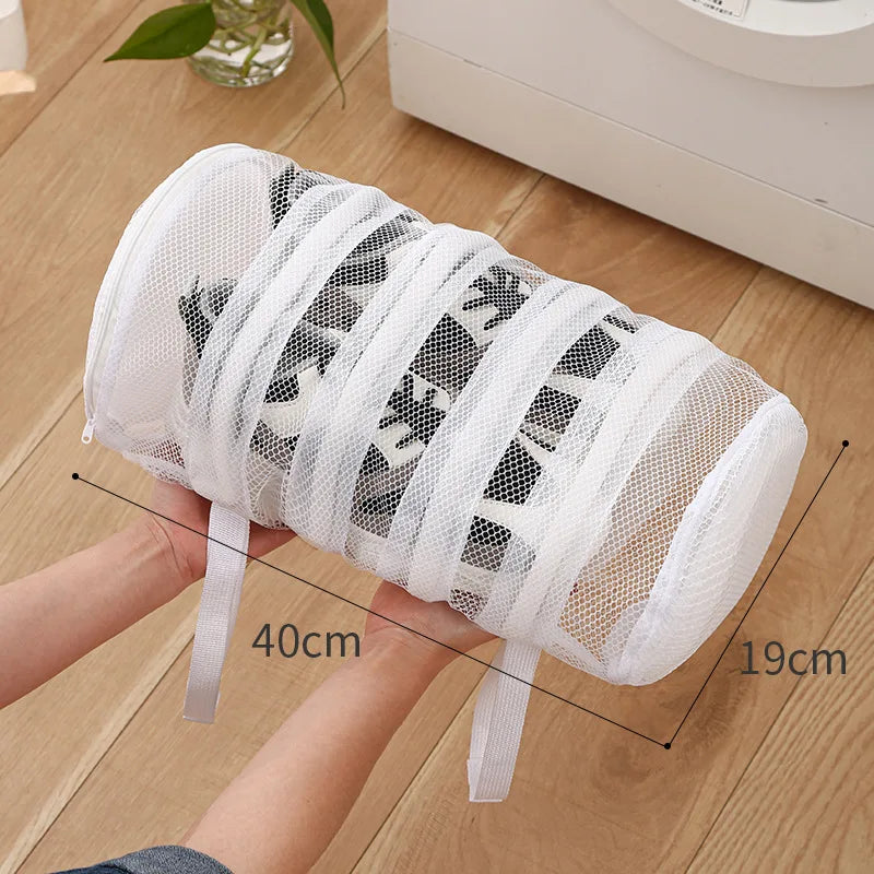 3pcs/set Mesh Laundry bag Washing Machine Shoes Bag Travel Storage bags Portable Anti-deformation Protective Clothes organizer Halalzen