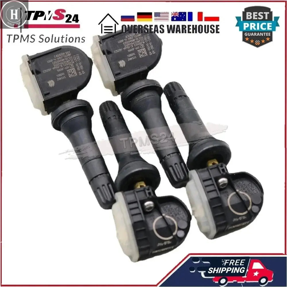 4PCS TPMS Tire Pressure Monitor Sensor F2GT-1A180-AB For 2015-2018 Ford Edge Galaxy F-150 Mustang Explorer 315MHZ  F2GZ1A189A HALALZEN