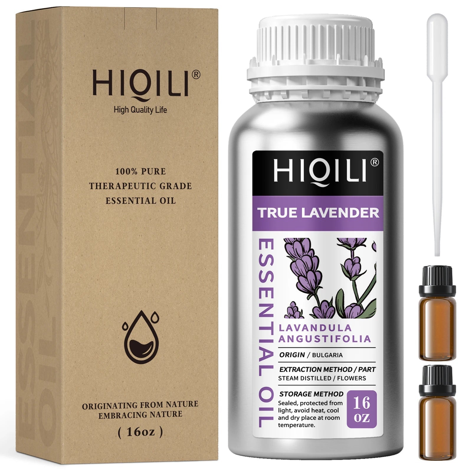 HIQILI 500mL Essential Oil, Cinnamon Peppermint Rosemary Vanilla Lavender Oil for DIY Candle& Soap Aomatherapy Diffuser Massage HALALZEN