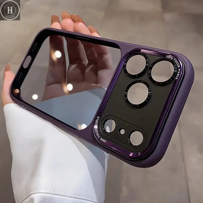 Luxury Transparent Phone Case for iPhone 11 12 13 14 15 16 17 Pro Max Plus Air Clear Protection Shockproof Bumper Cover Halalzen UK