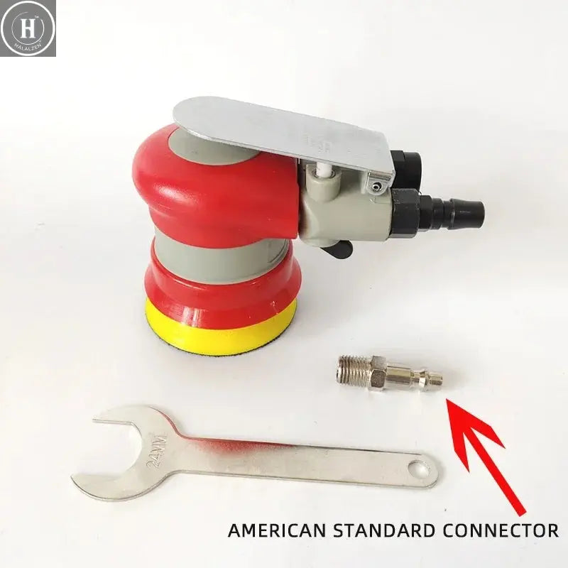 Mini Pneumatic Angle Sander Grinding Mach Polishing Machine 3 inch Air Sanding Angle Tools for Car Polisher HALALZEN