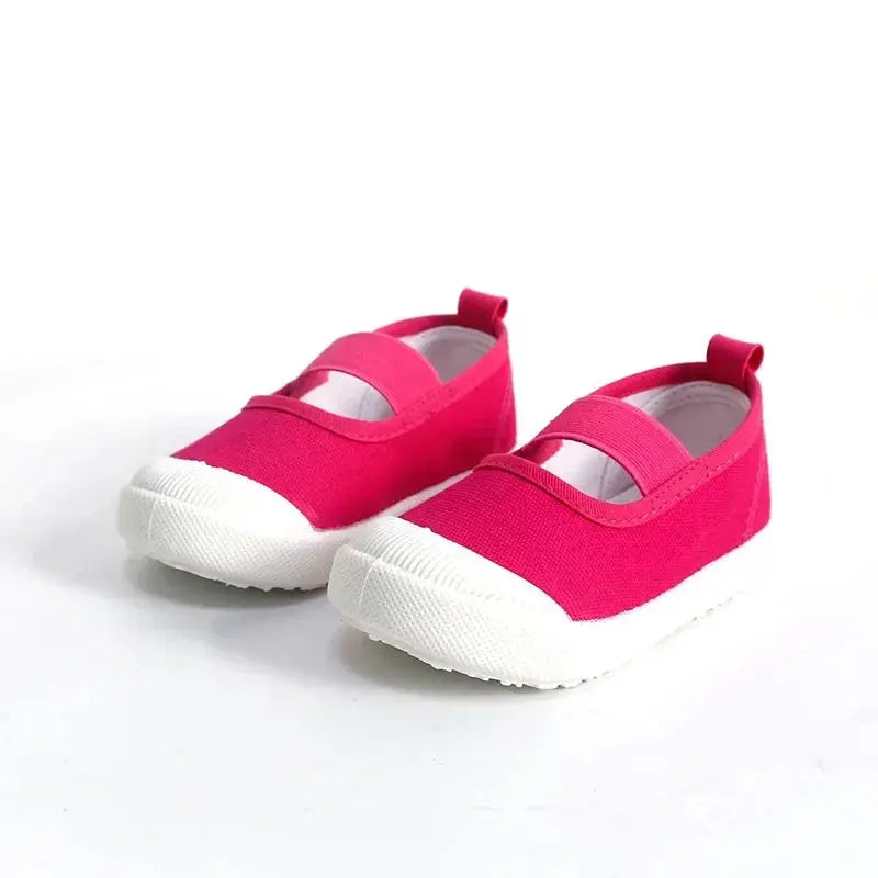 2025 New Spring Autumn Baby Girl Shoes Kids Canvas Shoes Children Casual Sneakers Candy Color Flowers For Girls Floral Prints Halalzen UK
