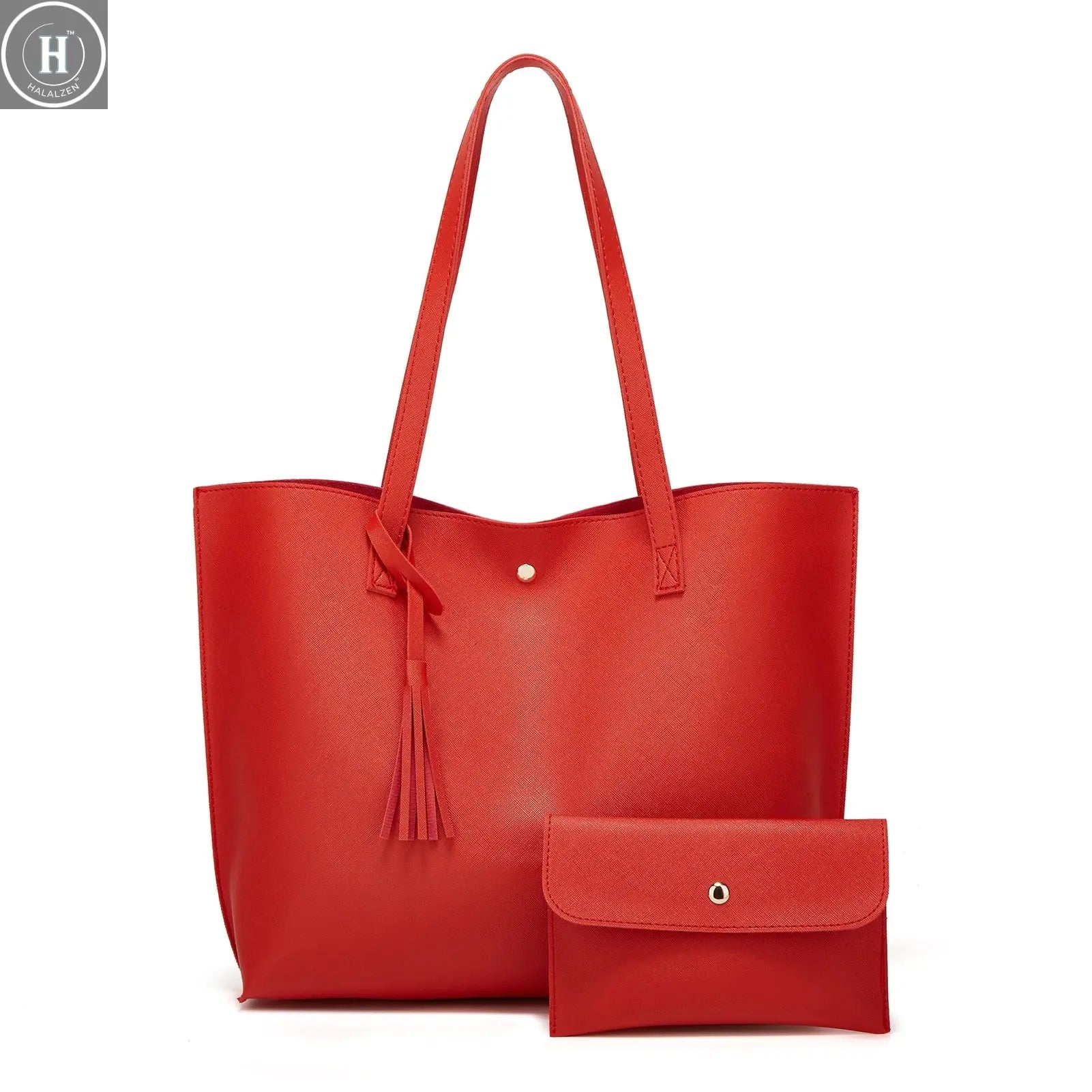 High-capacity ladies business tote bag new fashion handbag cross-border trend ladies shoulder bag large document bag HALALZEN