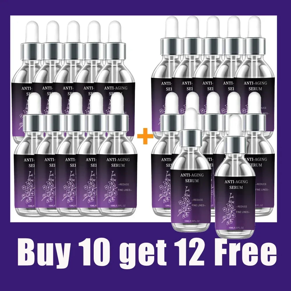 Premium Anti-Wrinkle Hyaluronic Acid Serum - Reduces Fine Lines Deep Hydration Firms Skin Fast Absorption Non-Greasy HALALZEN