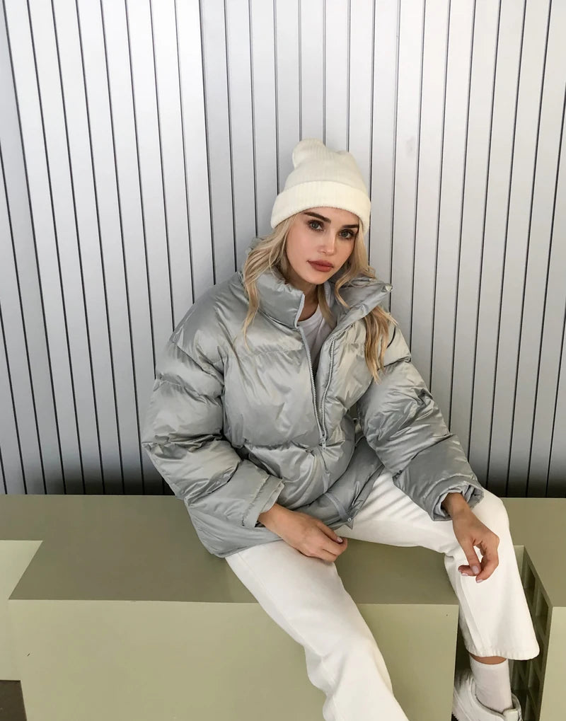 Thick Warm Fluff Parka For Women, Female Winter Jacket, Stylish Coat, Waterproof Outerware, New, Hot, 2024