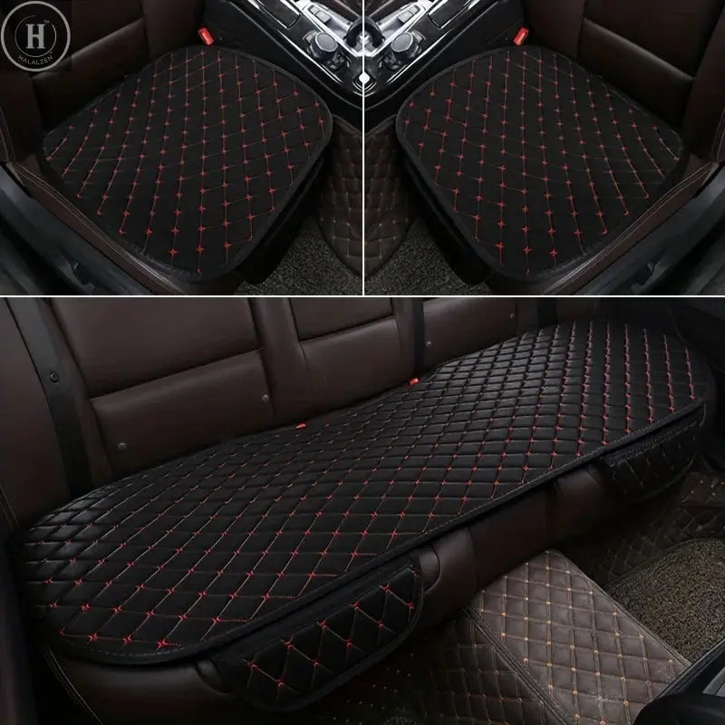 3Pcs Car Seat Cover Universal Car Seat Cushion Breathable Comfort Car Seat Protector Interior Car Accessories For All Seasons HALALZEN