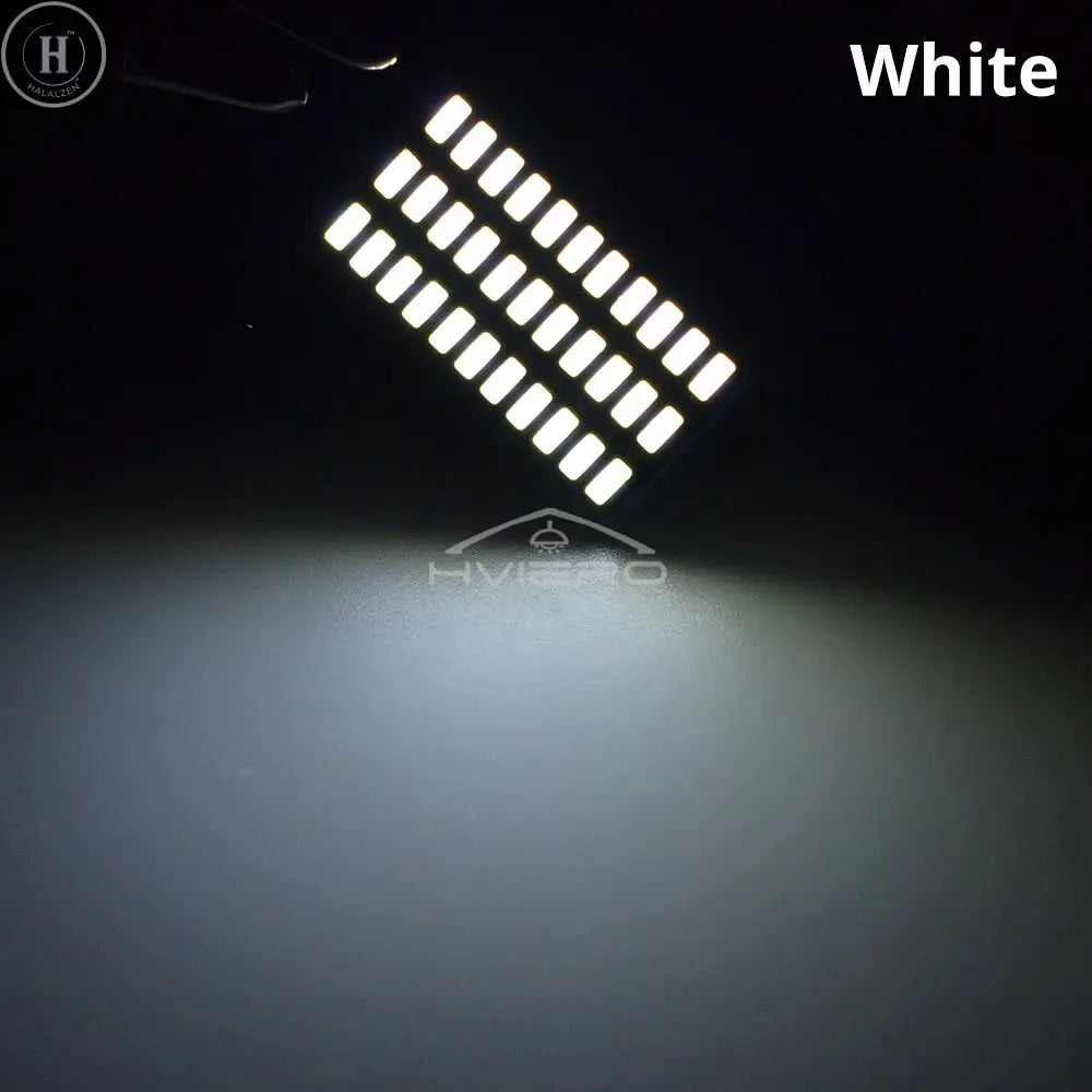 2x Car Auto Canbus Dome Reading Light W5w T10 168 194 Turn Signal License Plate Trunk Bulb White Blue Lamp Interior Dome Lamps HALALZEN