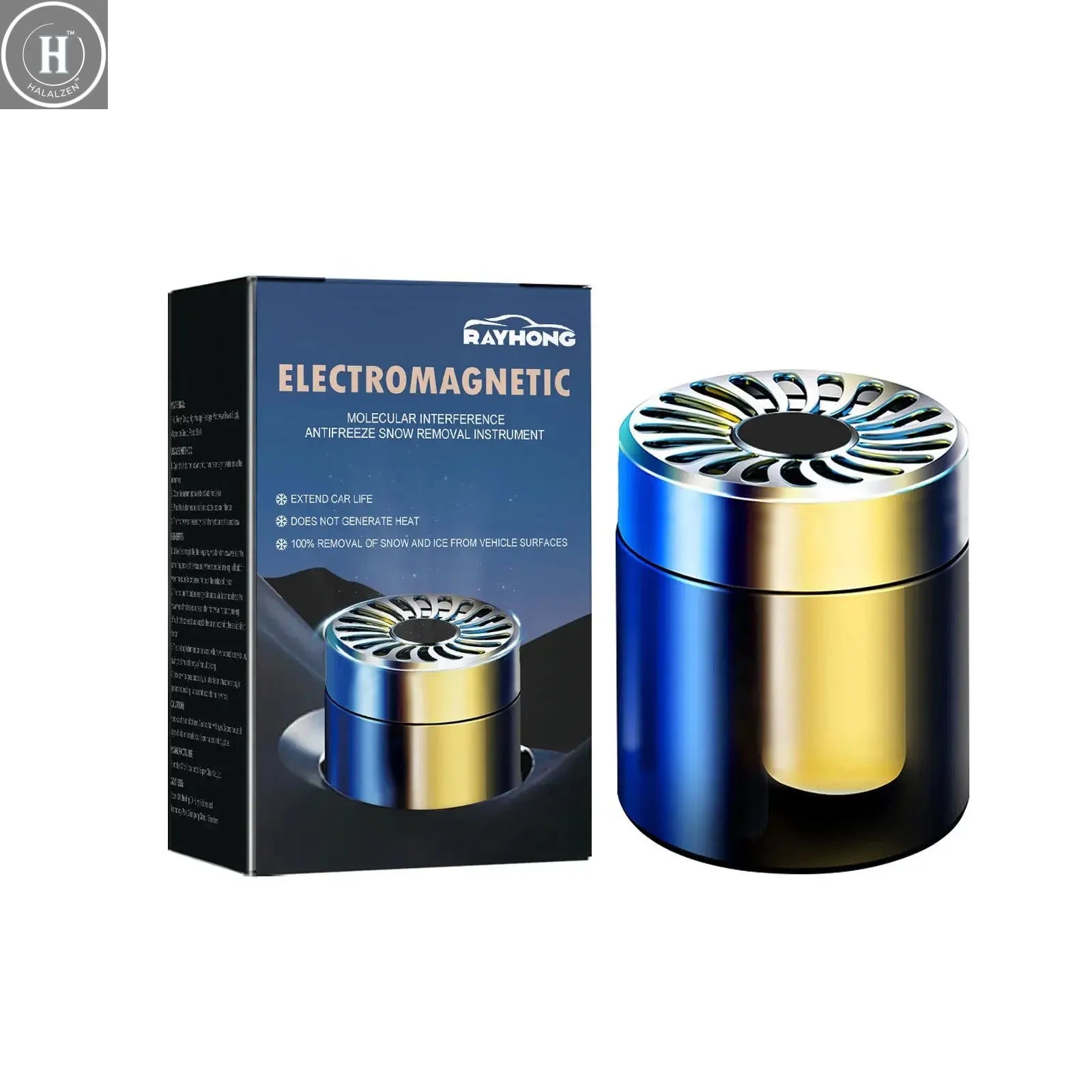 Electromagnetic Car Snow Removal Device Antifreeze Snow Removal Instrument Solar Car Snow Remover Defroster Windshield De Icer HALALZEN