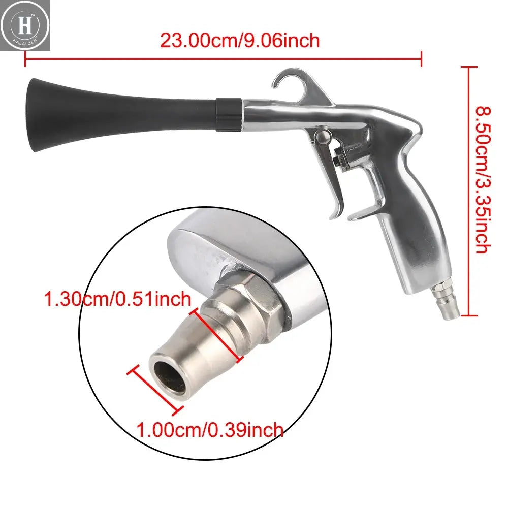 0.4Mpa-10Mpa High Pressure Gun Tornador Air Blower Interior Seat Vent Dashboard Detailing Cleaning Tools Dust Blowing Car Washer HALALZEN